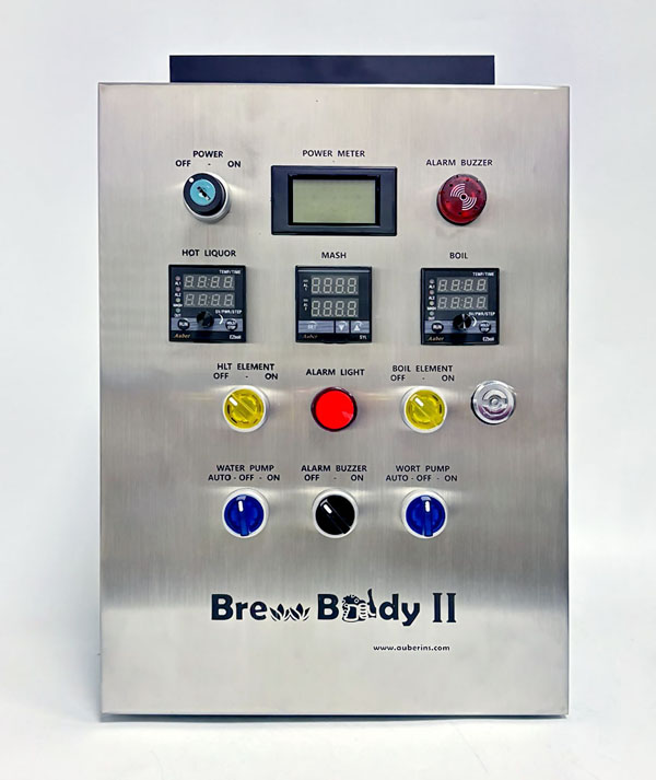(image for) SS Brew Buddy II EZboil Control Panel for HERMS, 240V 50A 12kW
