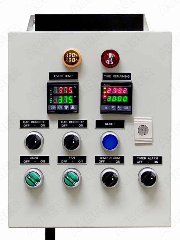 Control Panel for Gas Oven ft. Light & Fan, w/ a Separate Timer (120V Dual Gas Burners) (image for) Control Panel for Gas Oven ft. Light & Fan, w/ a Separate Timer (120V Dual Gas Burners)